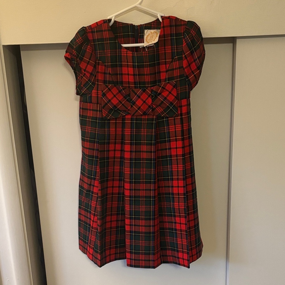 The Beaufort Bonnet Company Red and Green Plaid Dress